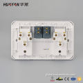 China special design 8gang switch 2 pin socket Factory